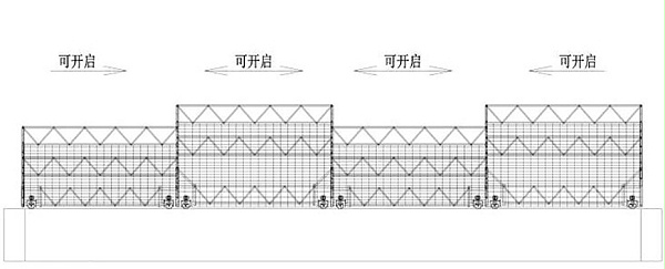 滑动式污水池密封罩